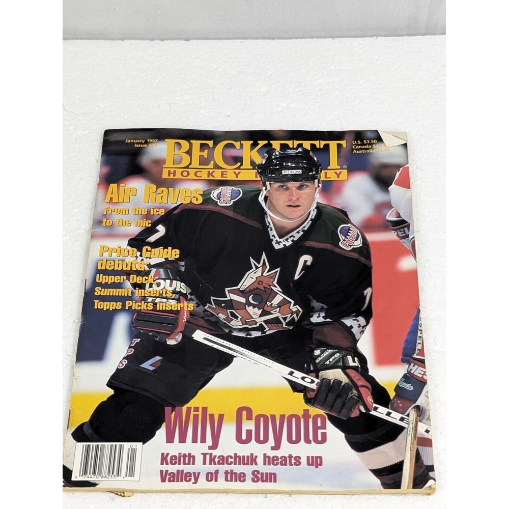 Beckett Hockey Card Monthly Magazine #75 January 1997 Keith Tkachuk Peter Bondra